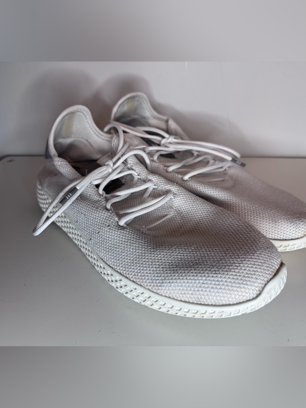 Adidas Pharrell Williams Tennis Hu sneakers in a white color